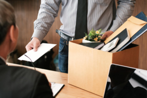 Employee Exit Strategy: Employee handing in resignation