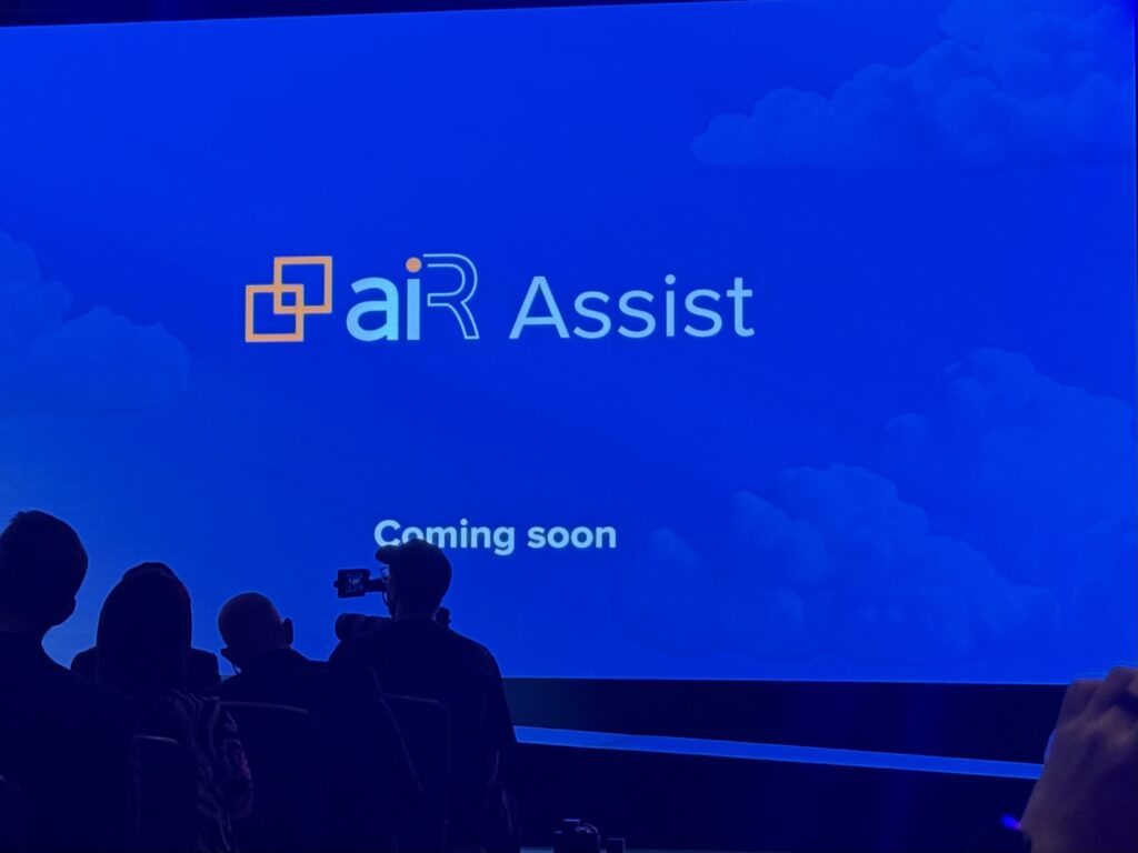 aiR Assist screen at RelFest 2025