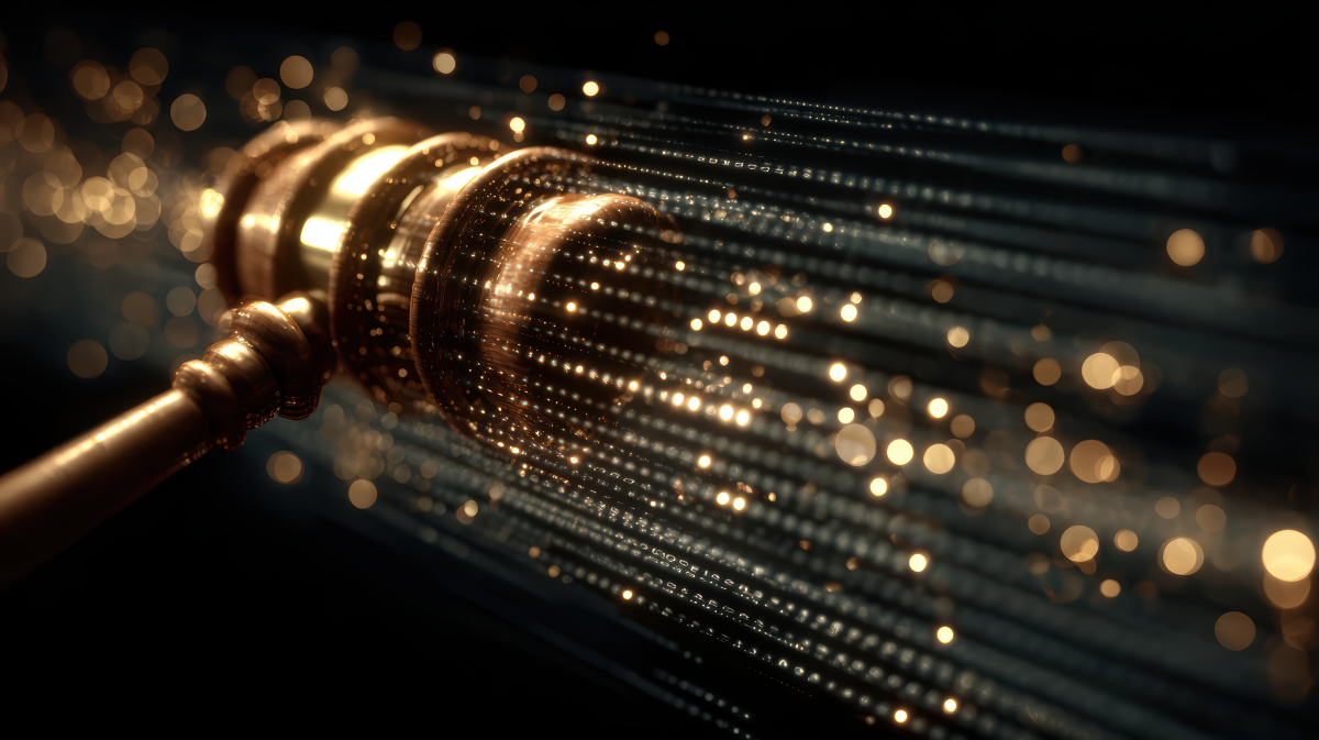 Gavel representing bias training for AI and document reviewers