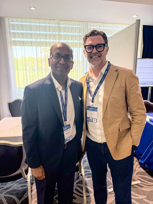 Andy and Vassu at IQPC