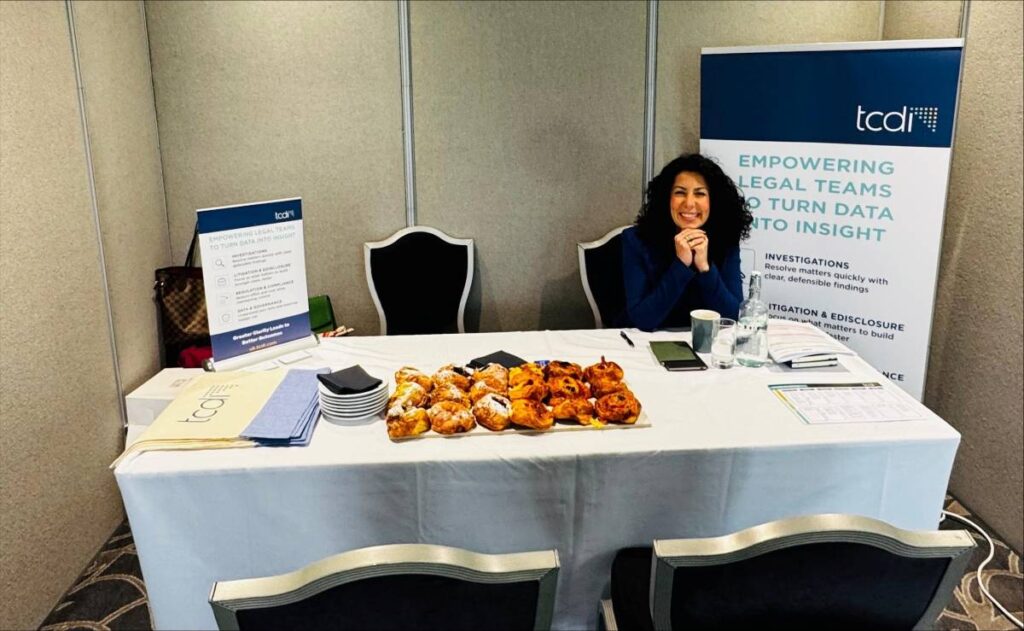 Golnaz at IQPC Table