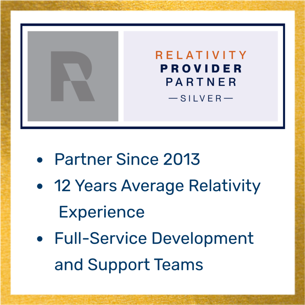 Relativity Silver Provider Partner
