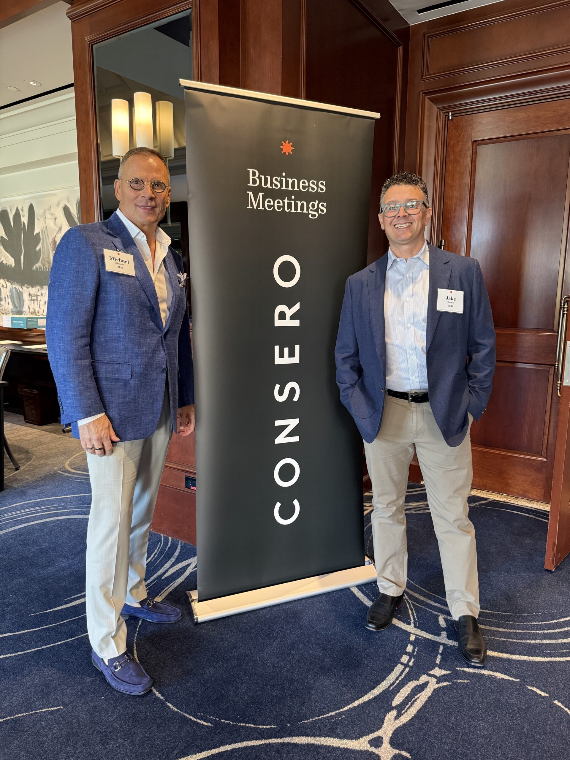 Jake Brown and Michael Gibeault at Consero